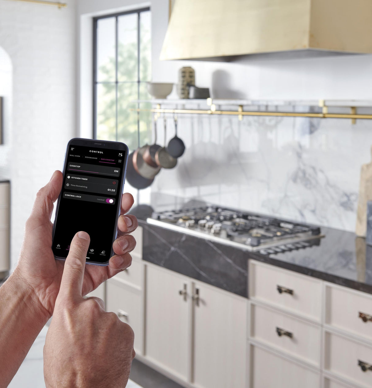 Monogram 36" Deep-Recessed Gas Cooktop