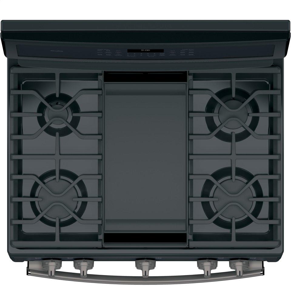 GE Profile™ 30" Free-Standing Gas Double Oven Convection Range