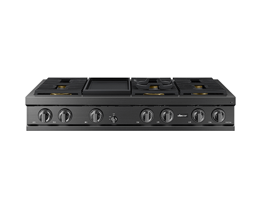 48" Rangetop, Graphite Stainless, Natural Gas/Liquid Propane