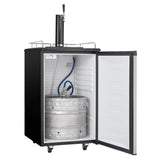 Danby 5.4 cu. ft. Single Tap Keg Cooler in Stainless Steel Look
