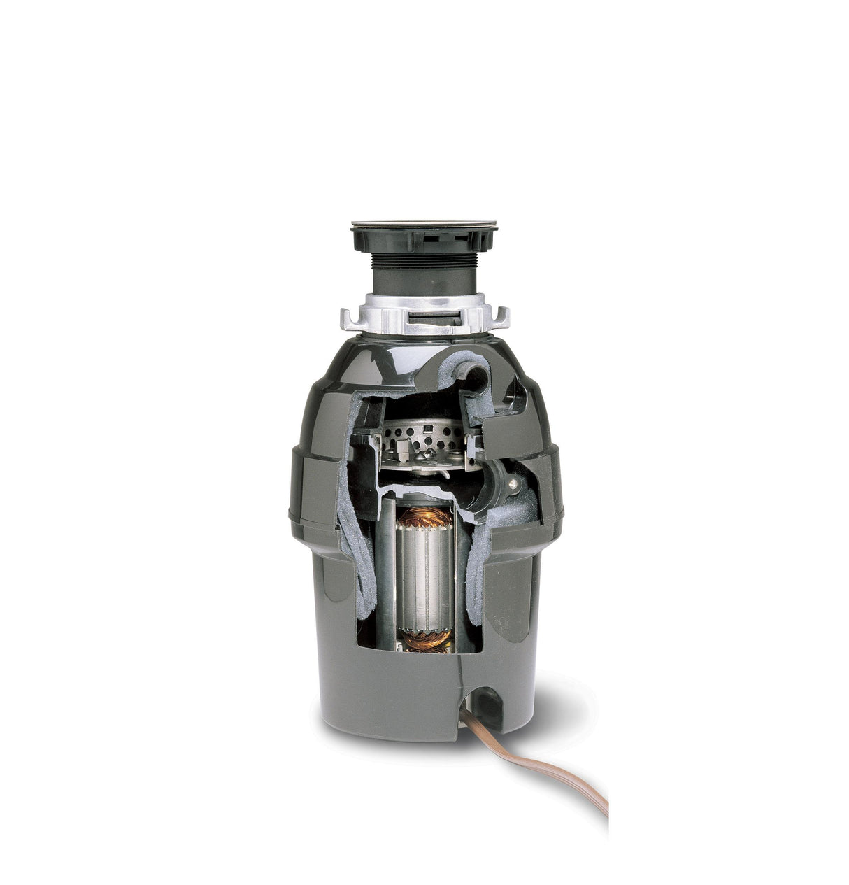 GE® 1 HP Continuous Feed Garbage Disposer Non-Corded