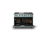 48"W. Sealed Burner Gas Range (Burner: 6g, Finish: Splash, Trim: Polished Chrome, Fuel: Natural Gas)