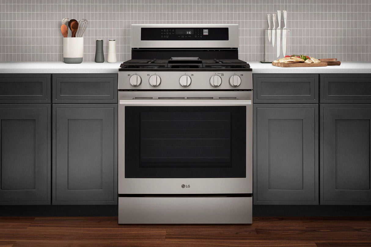 6.3 cu. ft. Smart Wi-Fi Enabled Probake Convection® Gas Range with Air Fry & EasyClean®