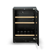 24" Custom Panel Glass Door Beverage Center - FBUI5242G