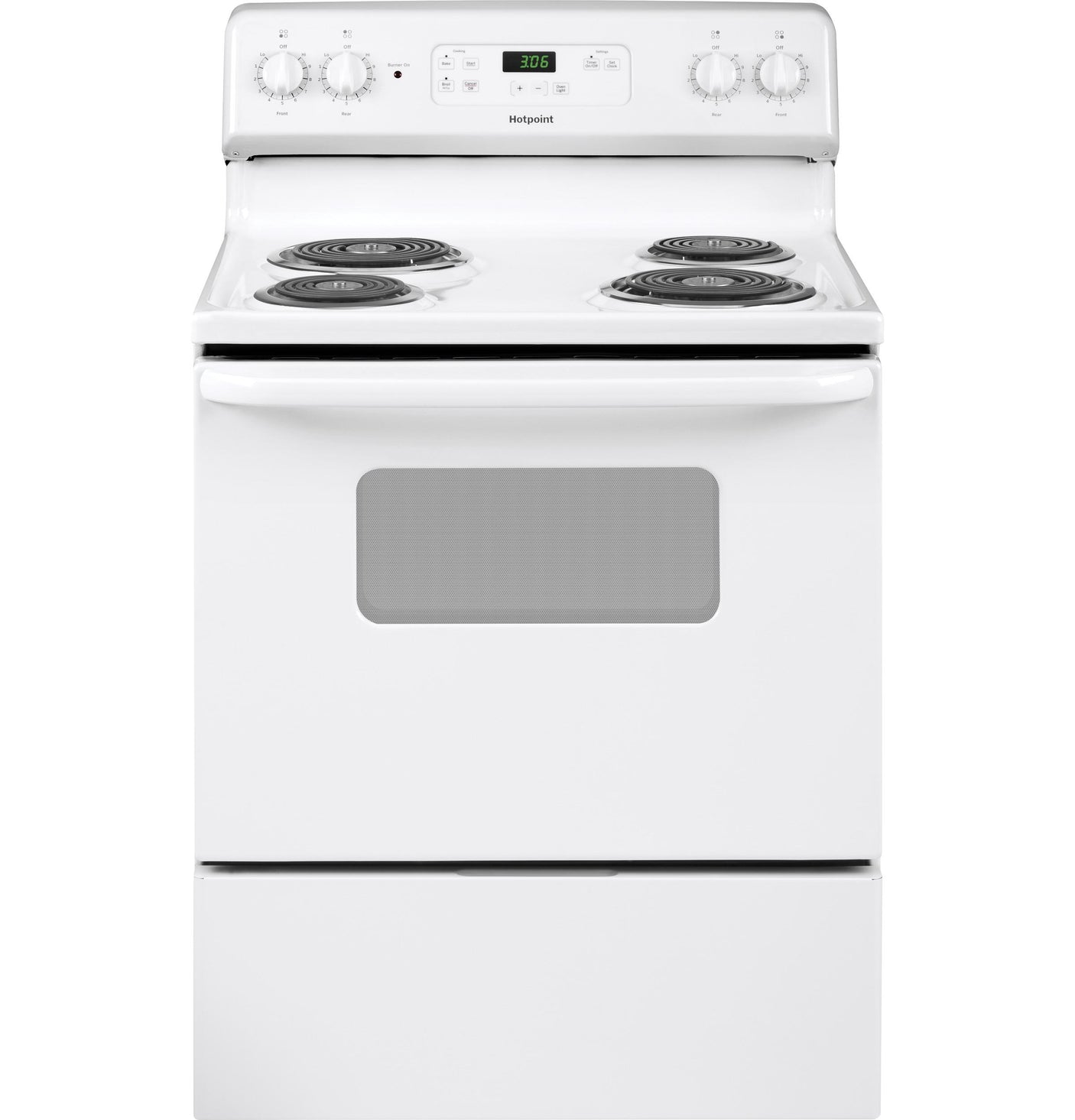 Hotpoint® ENERGY STAR® 30" Free-Standing Standard Clean Electric Range