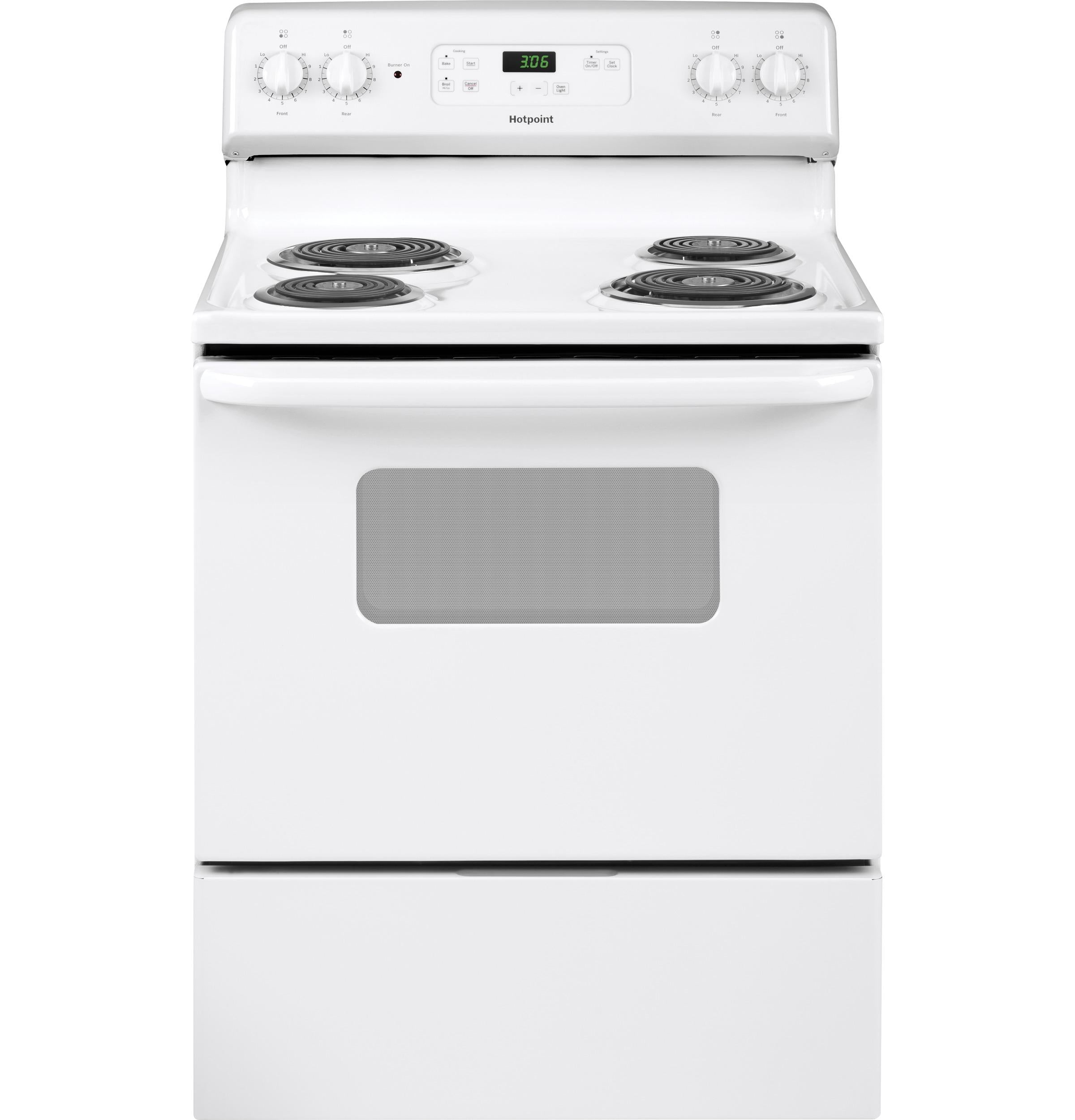 Hotpoint® ENERGY STAR® 30" Free-Standing Standard Clean Electric Range