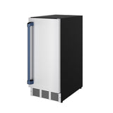 15 Inch Undercounter Built-in/freestanding Ice Maker In Stainless Steel/blue  Gordon Ramsay Series