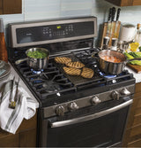 GE Profile™ 30" Free-Standing Gas Convection Range