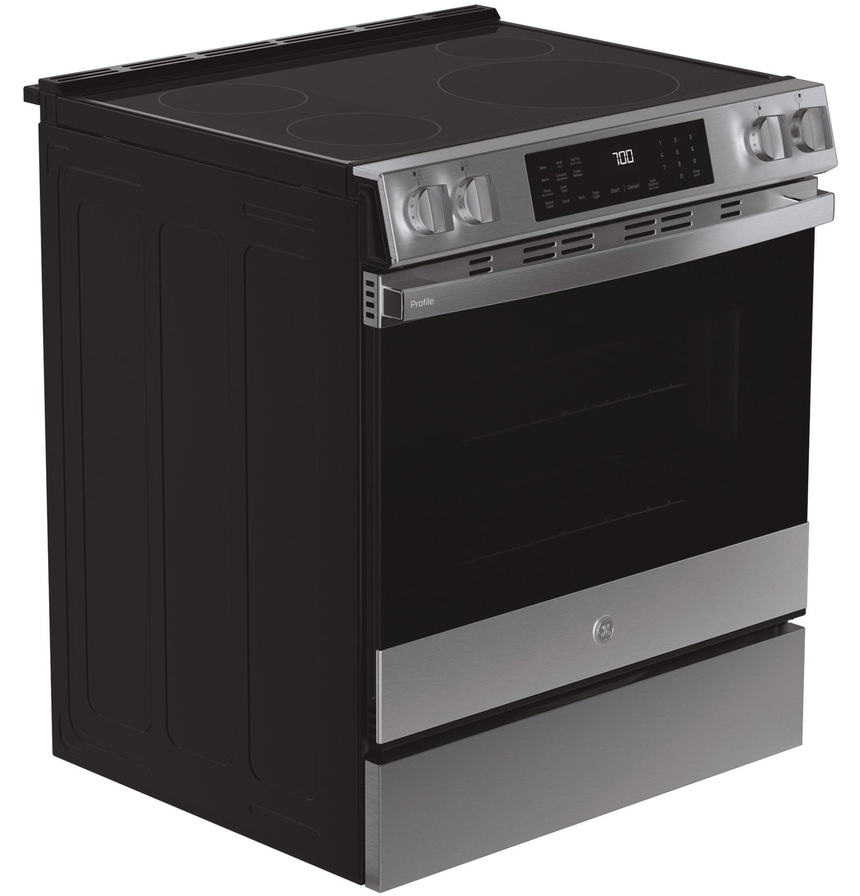 GE Profile™ ENERGY STAR® 30" Smart Slide-In Induction and Convection Range with No Preheat Air Fry and EasyWash™ Oven Tray