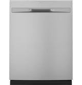 GE® Hybrid Stainless Steel Interior Dishwasher with Hidden Controls