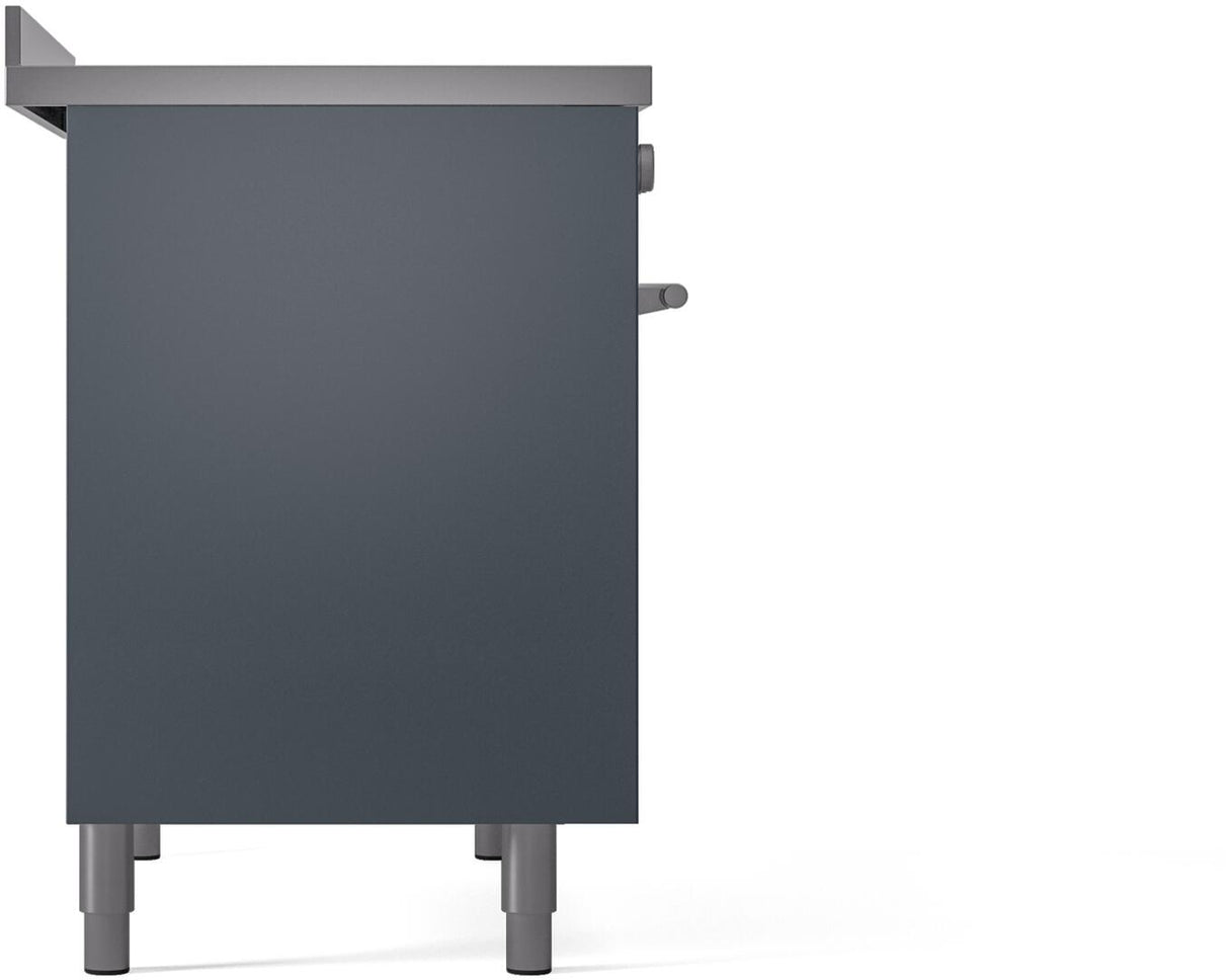 Professional Plus II 40 Inch Electric Freestanding Range in Blue Grey with Trim