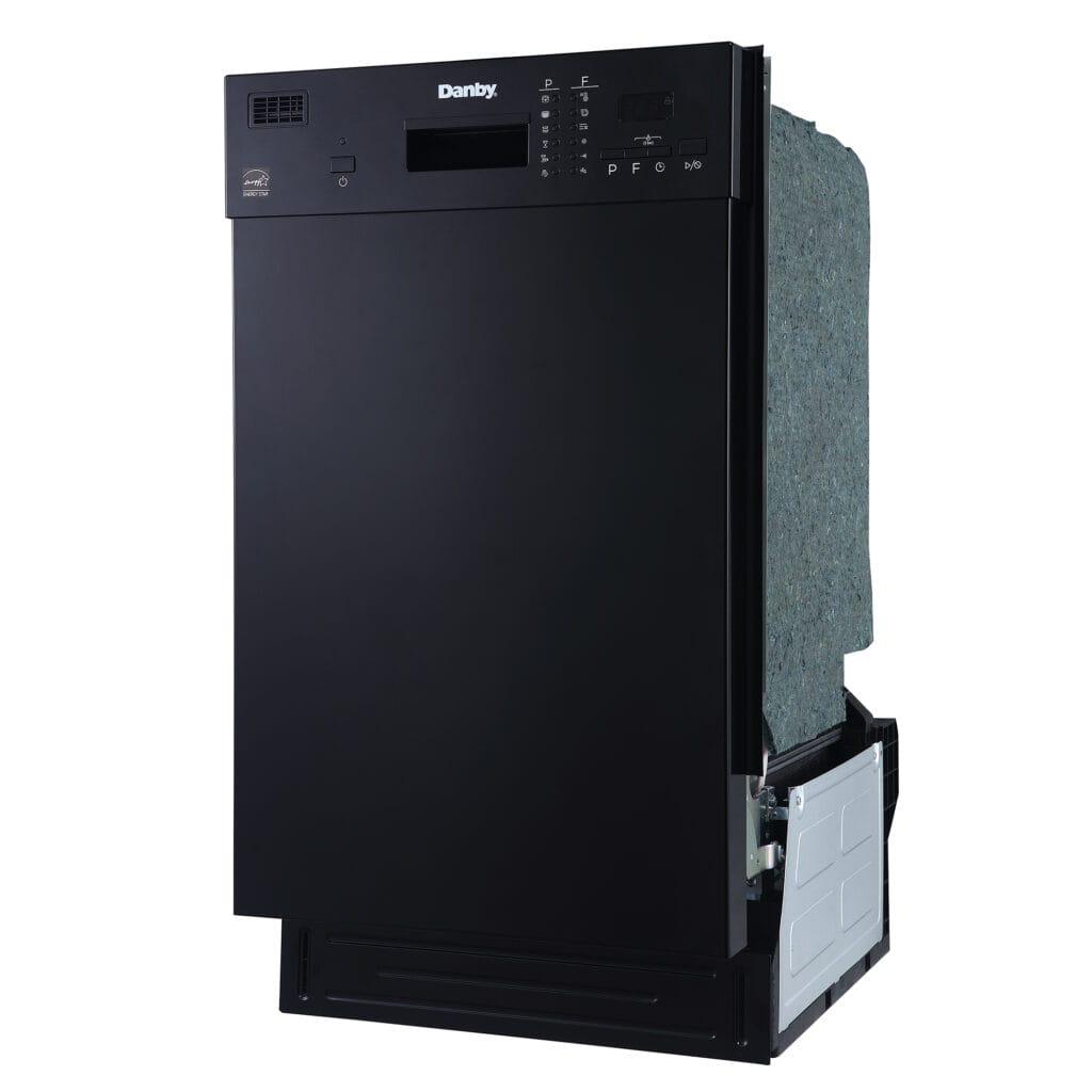 Danby 18" Wide Built-in Dishwasher in Black