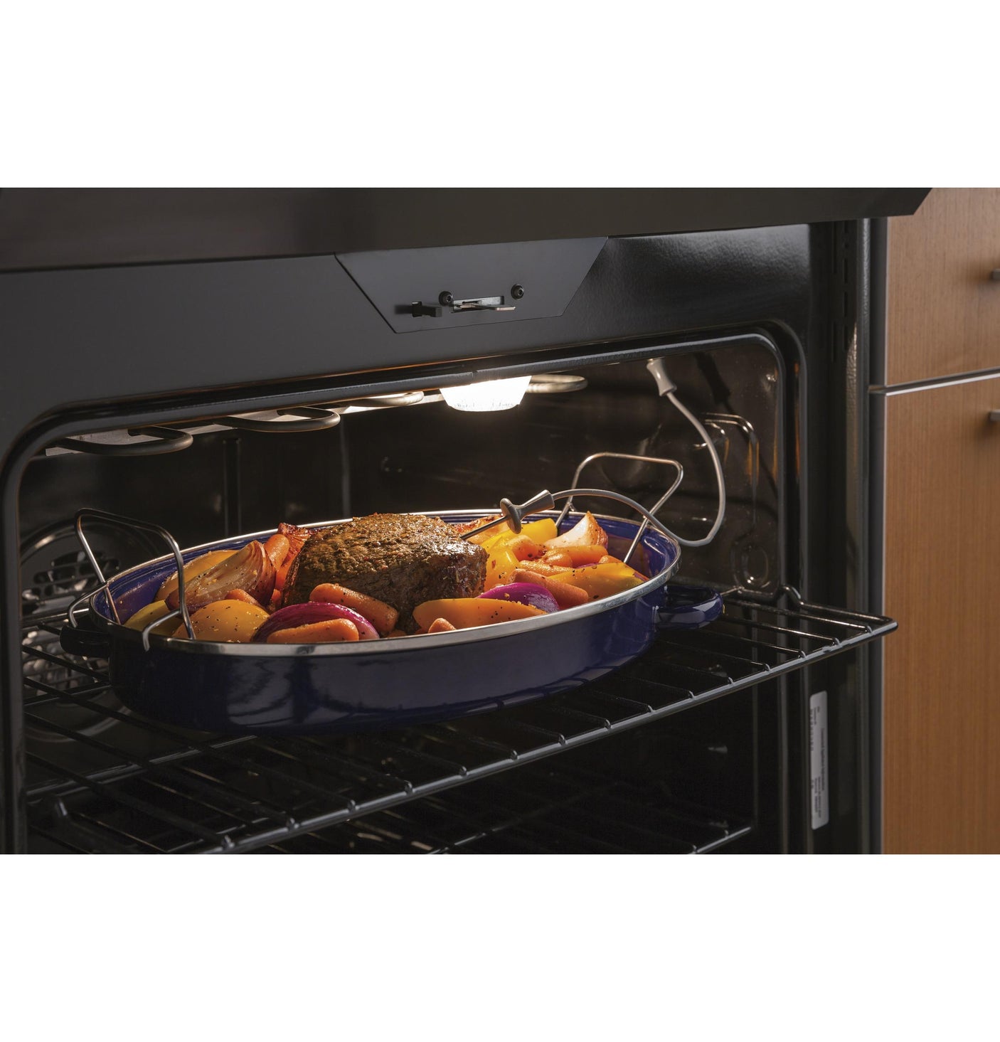 GE Profile™ 30" Smart Dual Fuel Slide-In Front-Control Range