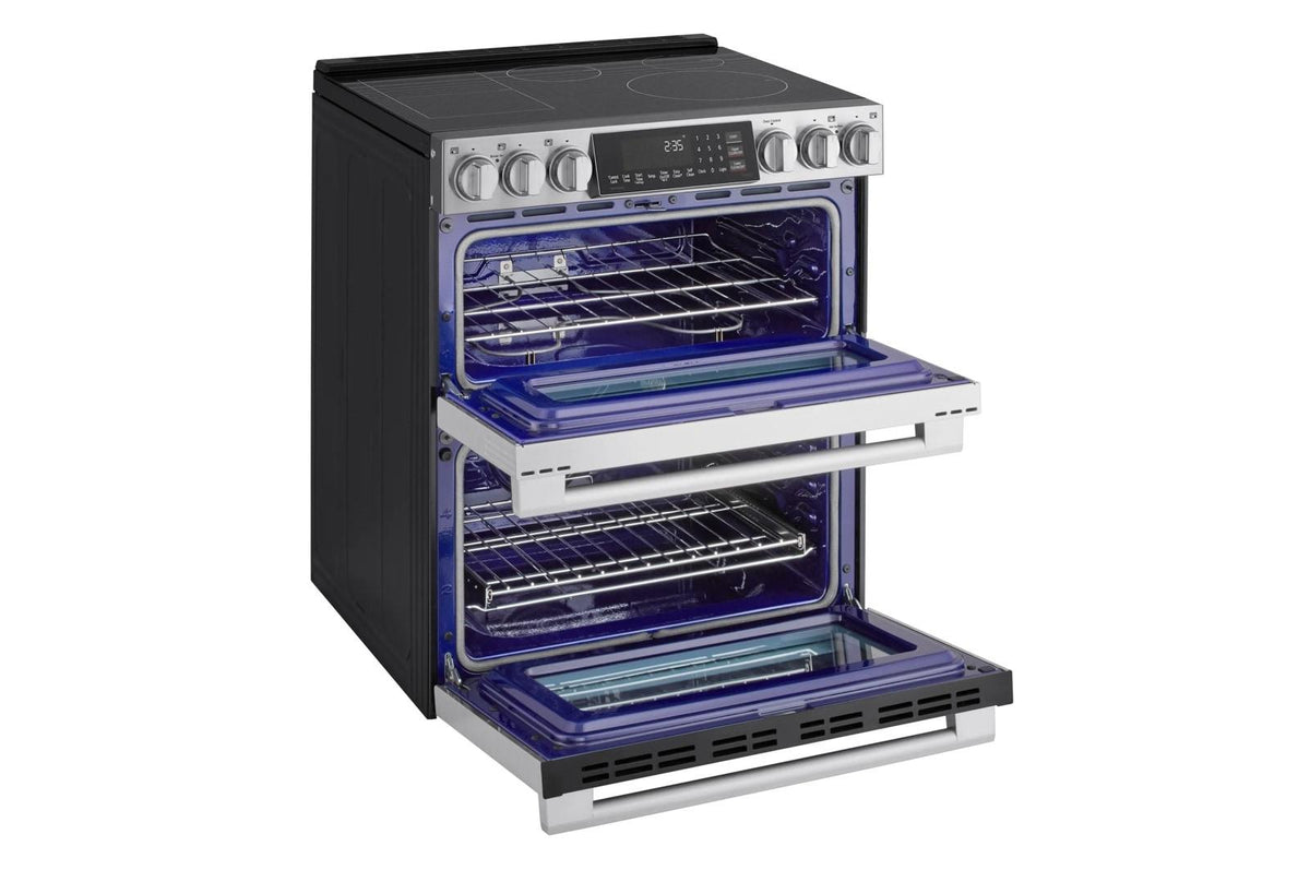LG STUDIO 7.3 cu. ft. Double Oven Induction Slide-in Range with Probake® Convection and Air Fry