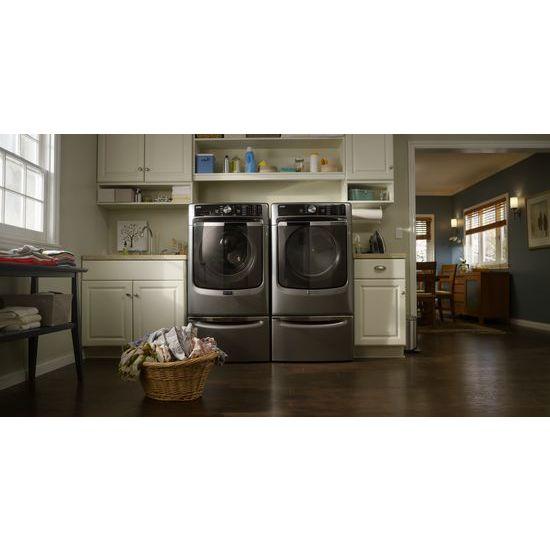 Maytag® Large Capacity Gas Dryer with Refresh Cycle with Steam and PowerDry System ? 7.4 cu. ft. - Metallic Slate
