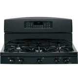 GE® 30" Free-Standing Gas Double Oven Range
