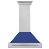 ZLINE 36 in. DuraSnow Stainless Steel Range Hood with DuraSnow Shell (8654SNX-36) [Color: Blue Matte]