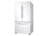 28 cu. ft. Large Capacity 3-Door French Door Refrigerator with Internal Water Dispenser in White