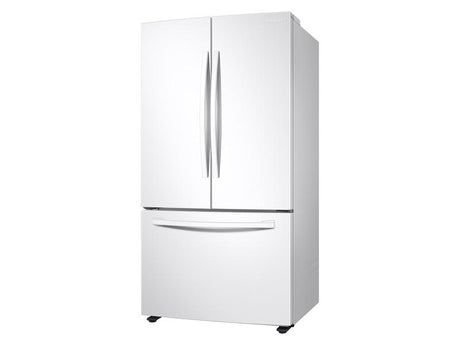 28 cu. ft. Large Capacity 3-Door French Door Refrigerator with Internal Water Dispenser in White