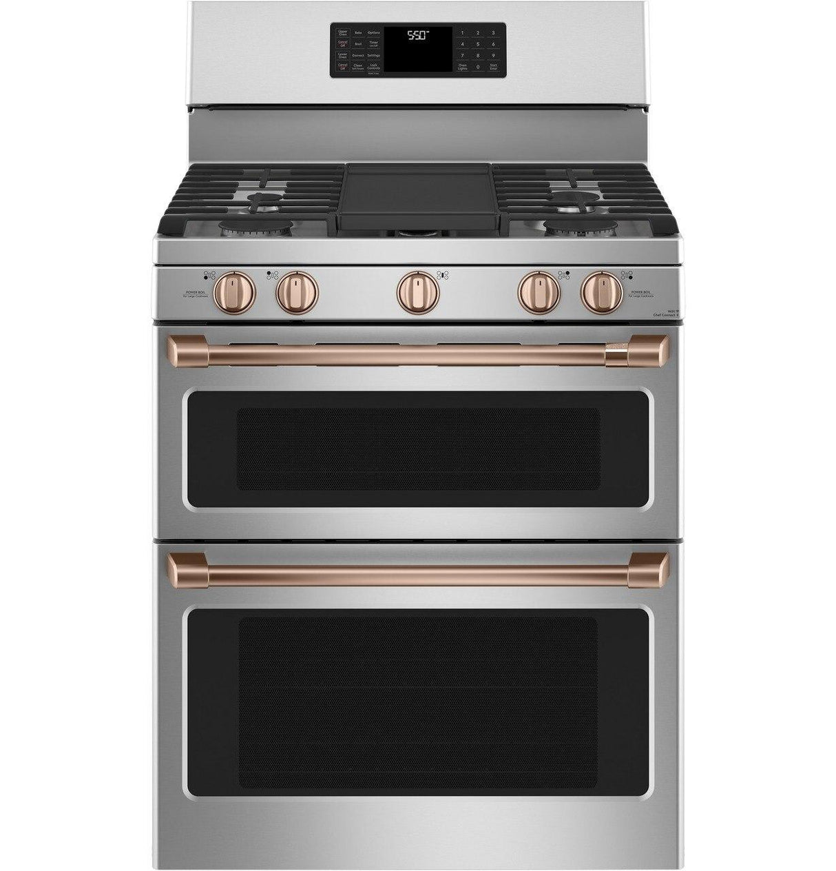 Café™ 30" Smart Free-Standing Gas Double-Oven Range with Convection