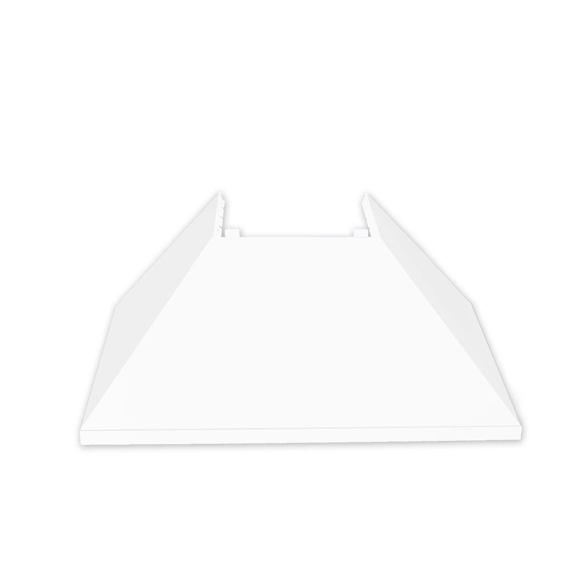 42" Colored Range Hood Shell in White Matte (8654-SH-WM-42)-Shell Only