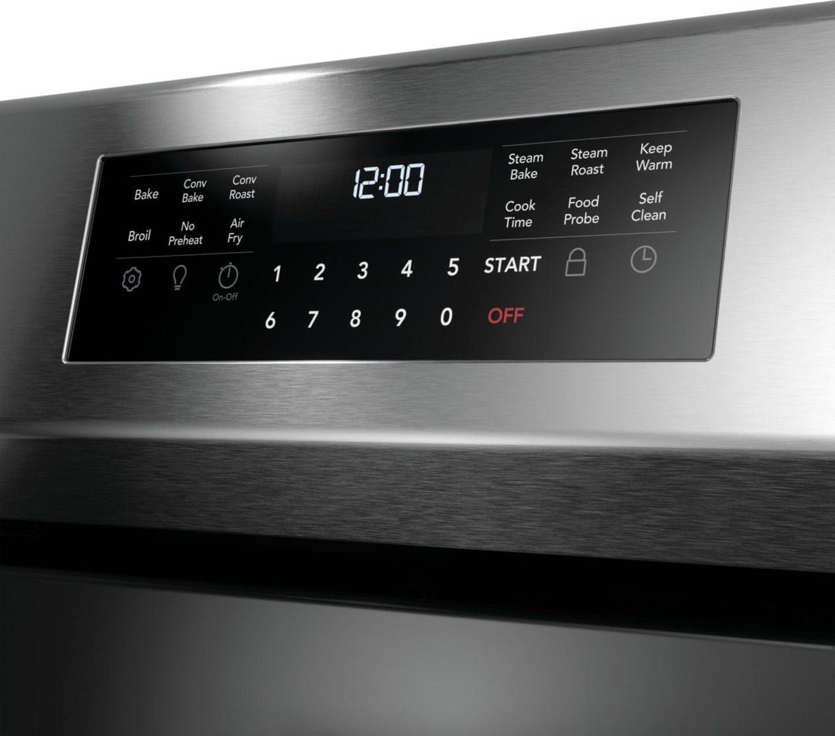 30" Rear Control Electric Range with Total Convection