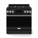 36 Inch Professional Lp Range With Tilt Panel Touch Control In Black/stainless Steel  Gordon Ramsay Series