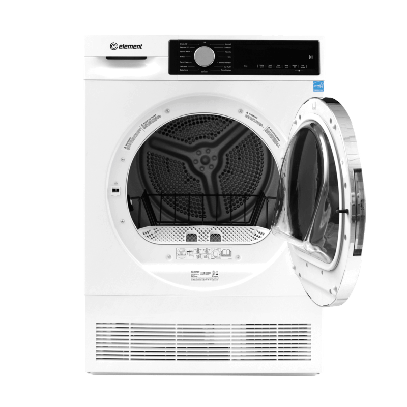 Element 4.0 cu. ft. Front Load Electric Dryer - White, ENERGY STAR (ECD4224EGW)