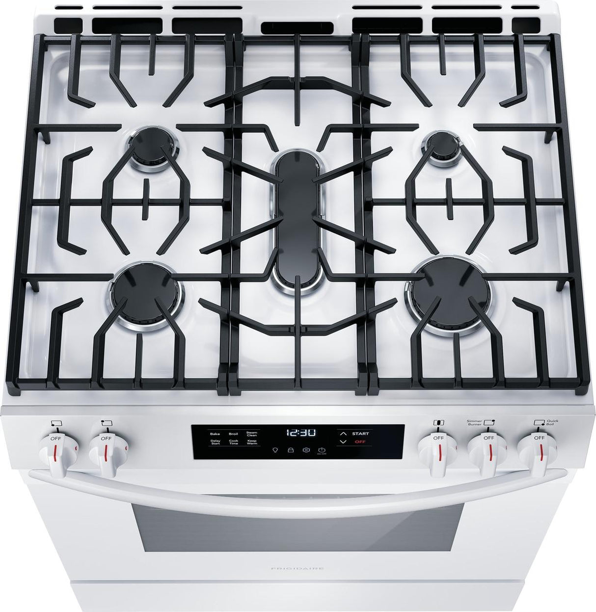 30" Front Control Gas Range with Quick Boil