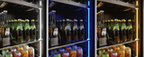 Presrv Pro Beverage Cooler, 24in Under Cabinet, SS+Glass, Reverse Door, 1 Zone