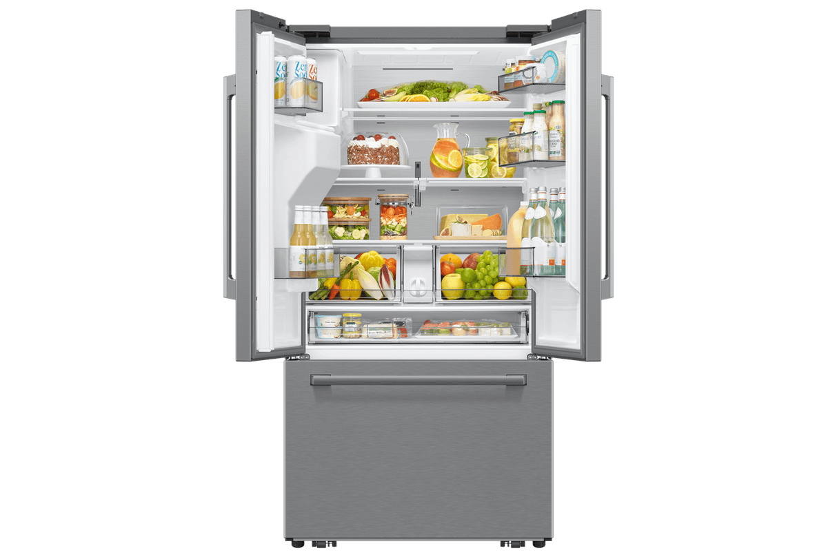 Bespoke AI 3-Door French Door Zero Clearance Fit  Dual Auto Ice Maker  29 cu. ft.