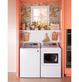GE® ENERGY STAR® 5.2 cu. ft. Capacity Smart Washer with Sanitize w/Oxi and SmartDispense