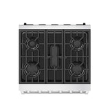 30 Inch Professional Gas With Precision Knob Control In Stainless Steel