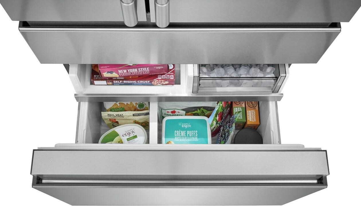 21 Cu. Ft. Counter-Depth 4-Door French Door Refrigerator