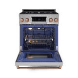 30 Inch Professional Gas Range With Tilt Panel Touch Control In Stainless Steel/rose Gold  Gordon Ramsay Series