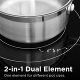 30" Rear Control Electric Range with Stone-Baked Pizza