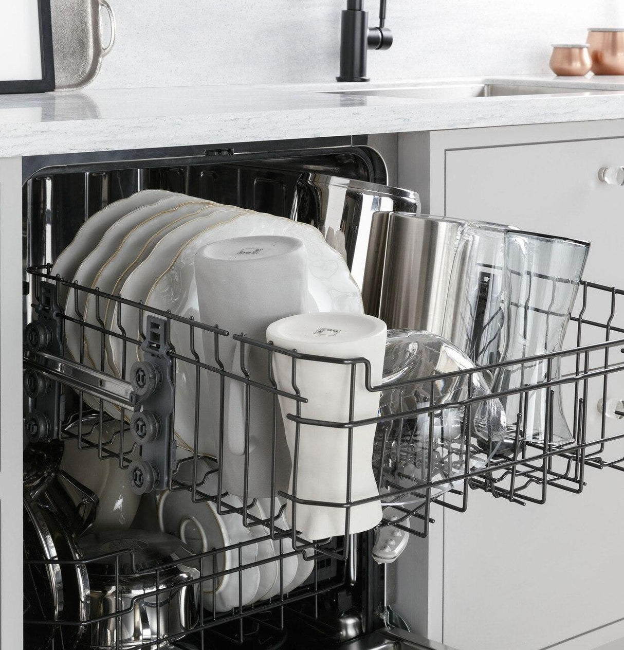 Café™ Stainless Steel Interior Dishwasher with Sanitization and Ultra Dry
