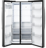 GE® 23.5 Cu. Ft. Counter-Depth Side-By-Side Refrigerator with LED Light Walls and Extra Tall Dispenser