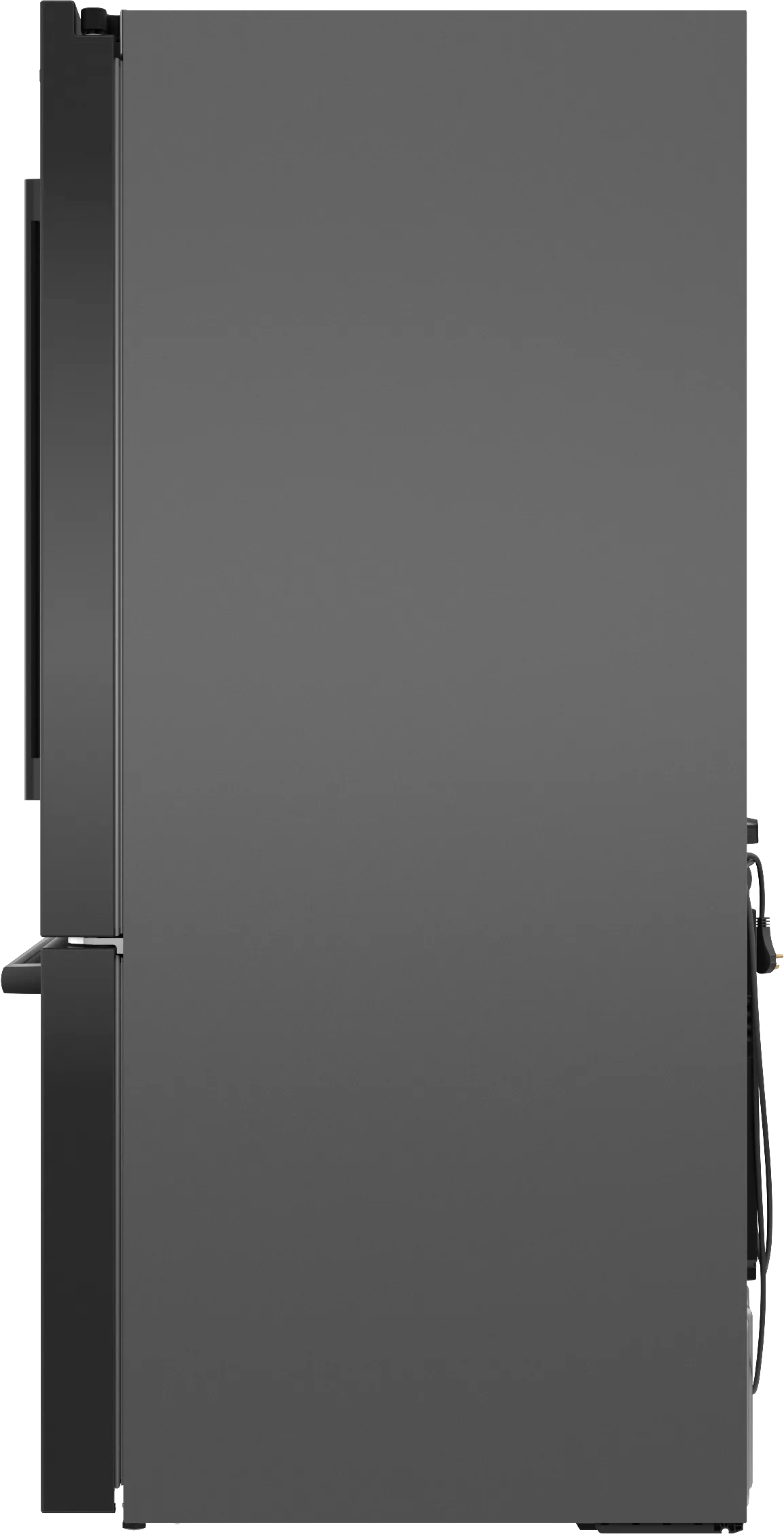 500 Series French Door Bottom Mount Refrigerator 36" Black Stainless Steel, Total No Frost