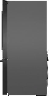500 Series French Door Bottom Mount Refrigerator 36" Black Stainless Steel, Total No Frost