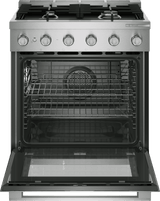 500 Series, Dual fuel freestanding range, 30'', Stainless steel