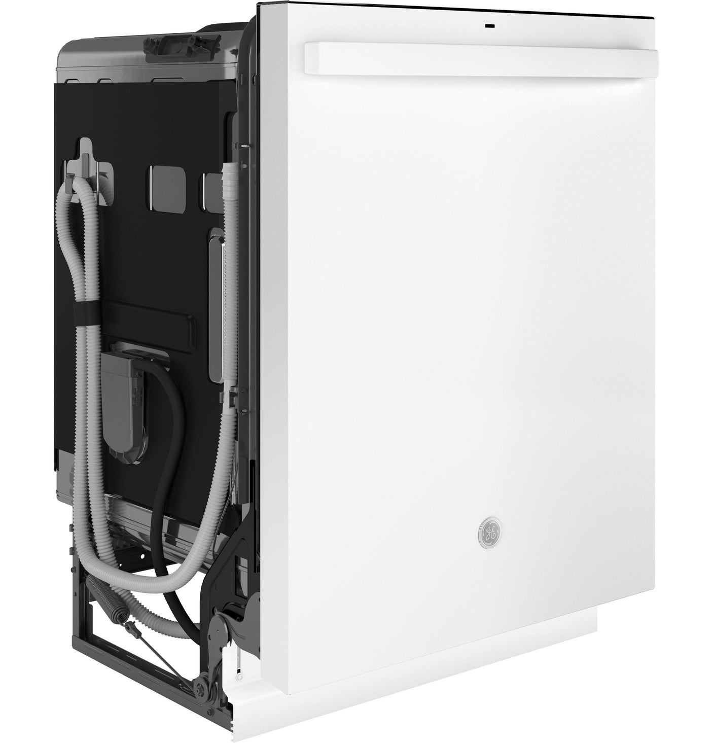 GE® ENERGY STAR® Top Control with Stainless Steel Interior Dishwasher with Sanitize Cycle