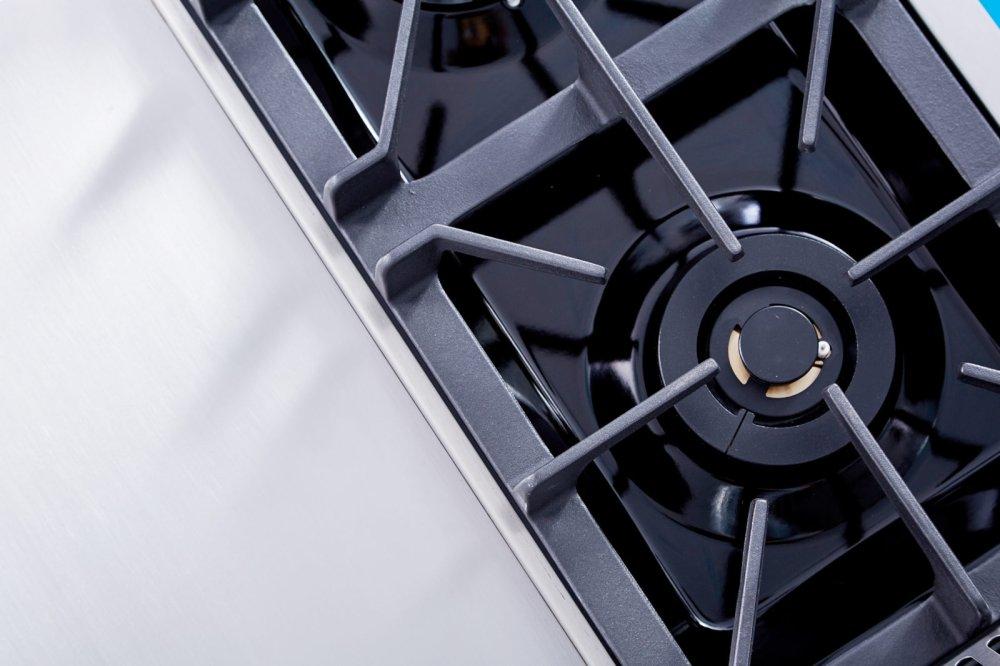 36 Inch Professional Gas Range With Griddle In Stainless Steel