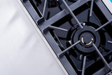 36 Inch Professional Gas Range With Griddle In Stainless Steel