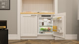 Fridge suitable for undercounter installation with EasyFresh