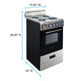 Avanti 20" Electric Range - White