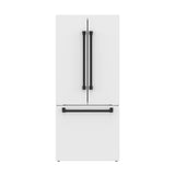 30 Inch French Door Counter Depth Refrigerator With Ice Maker - White/black  Gordon Ramsay Series