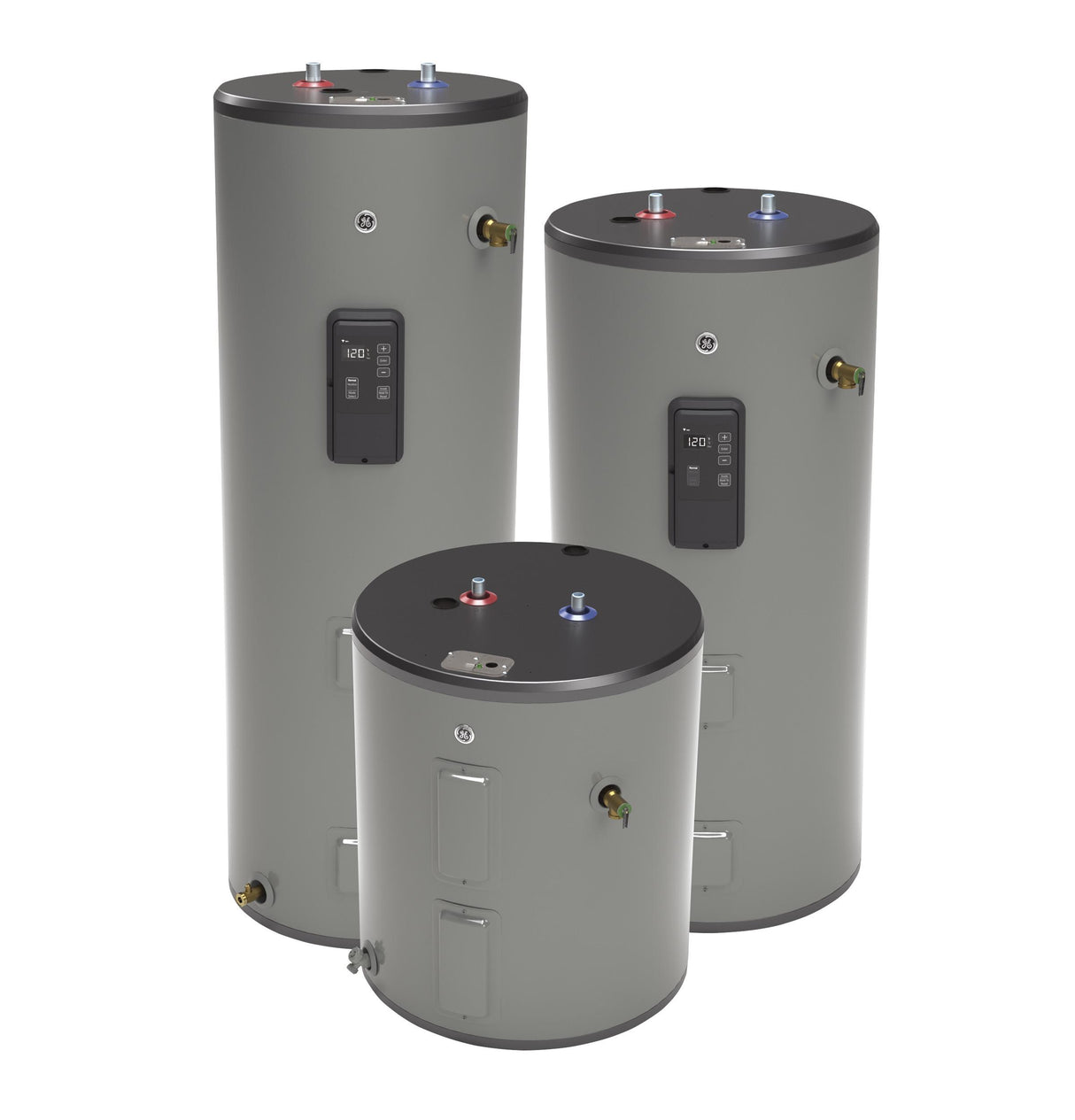 GE® 36 Gallon Top Port Lowboy Electric Water Heater