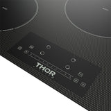 30 Inch 4-element Induction Cooktop In Black With Touch Controls