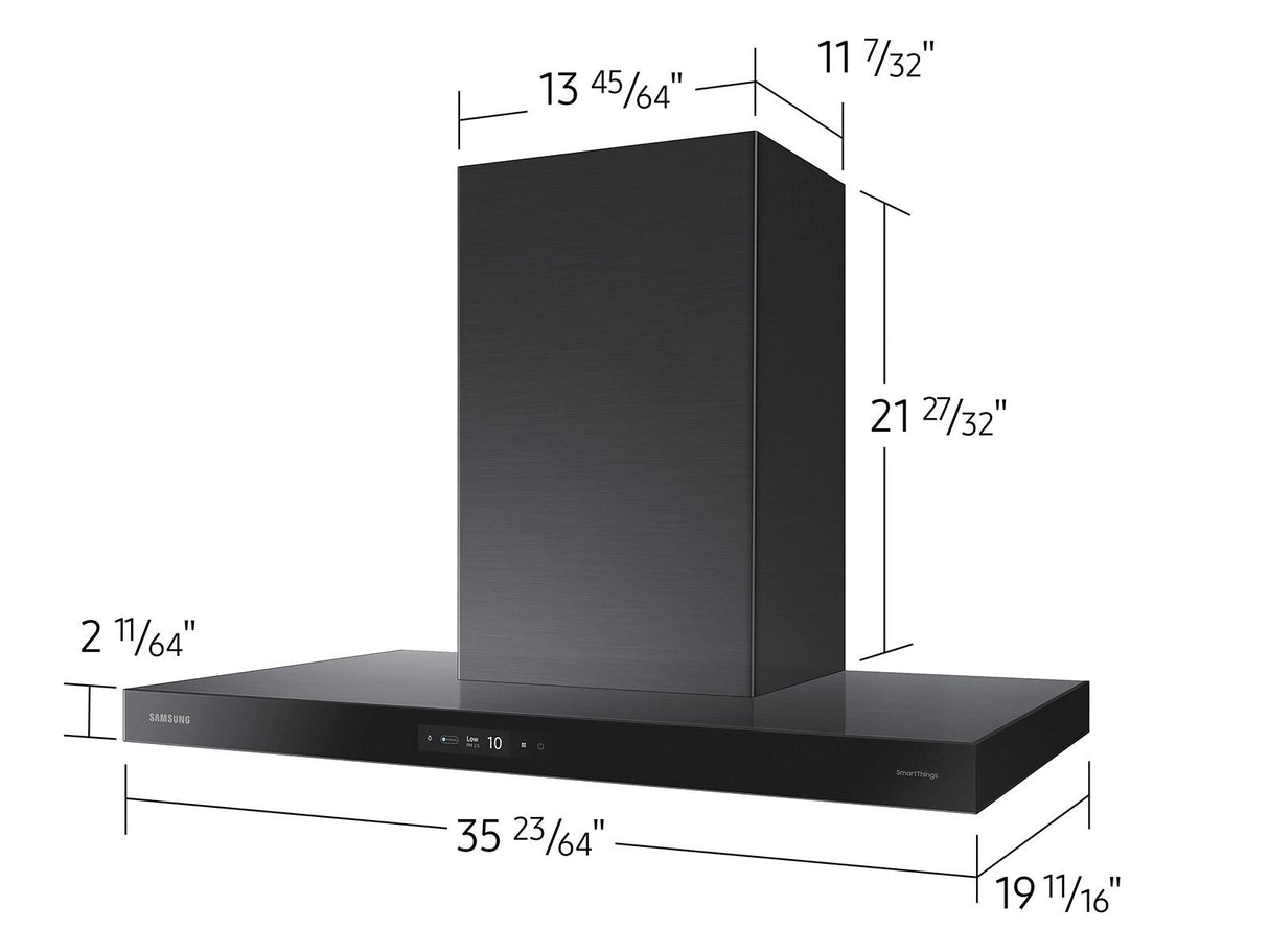 Bespoke Hood Triple Air Sensor  Low Noise  36" Width